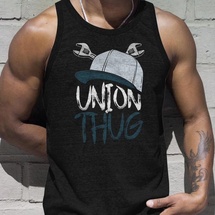 Union Thug Labor Day Skilled Union Laborer Worker Gift Unisex Tank Top Gifts for Him