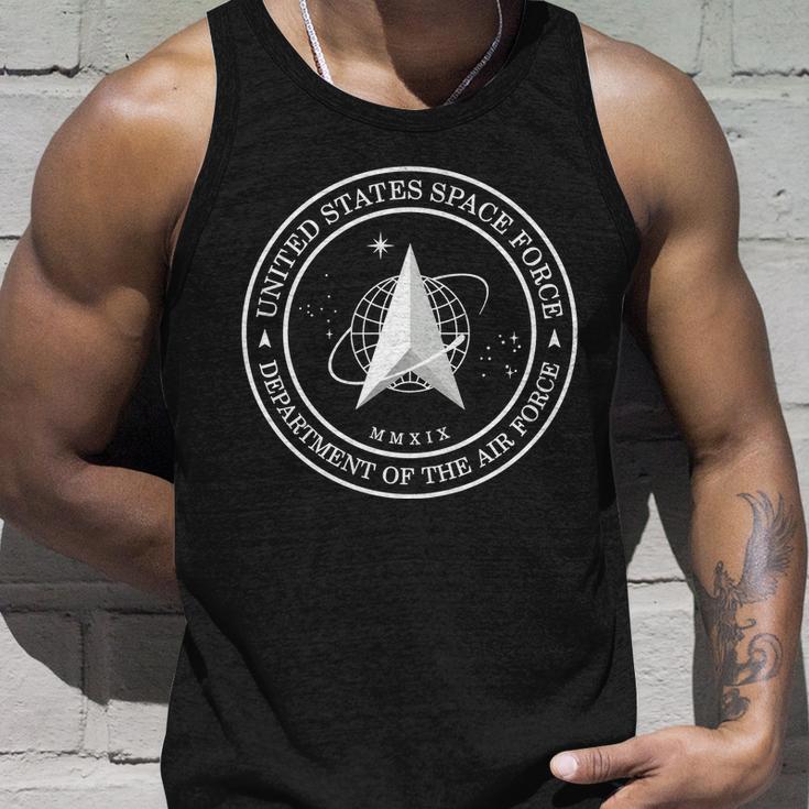 United States Space Force Outline Logo Tshirt Unisex Tank Top Gifts for Him