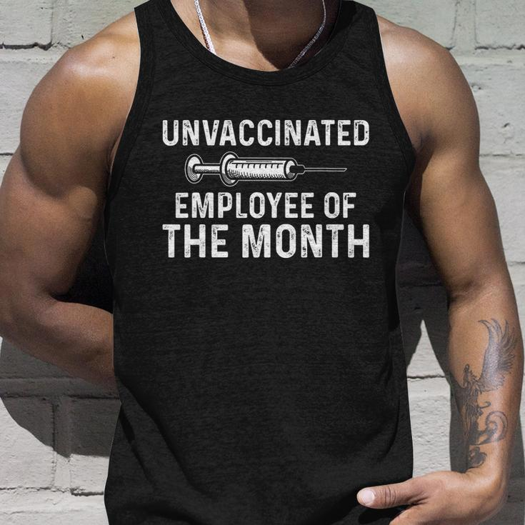 Unvaccinated Employee Of The Month V2 Unisex Tank Top Gifts for Him