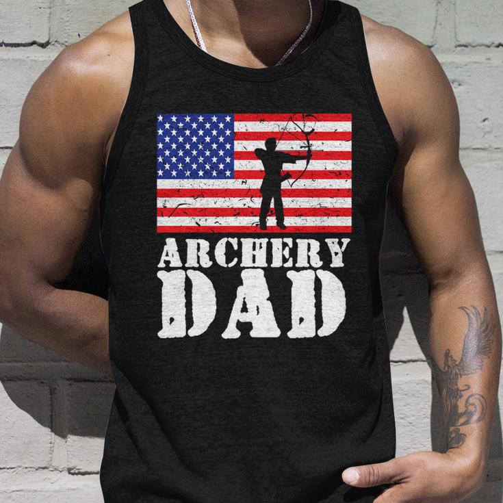 Usa American Distressed Flag Archery Dad Men Gift For Him Gift Unisex Tank Top Gifts for Him