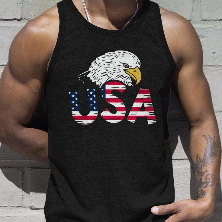 Usa American Flag Eagle For Patriotic Gift Unisex Tank Top Gifts for Him