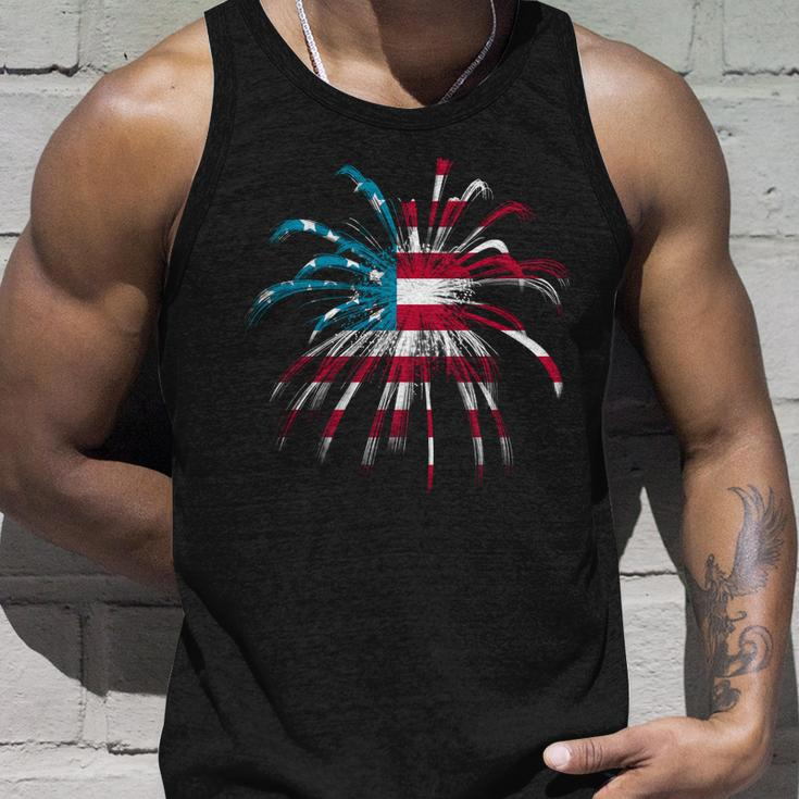 Usa Firework 4Th Of July Unisex Tank Top Gifts for Him
