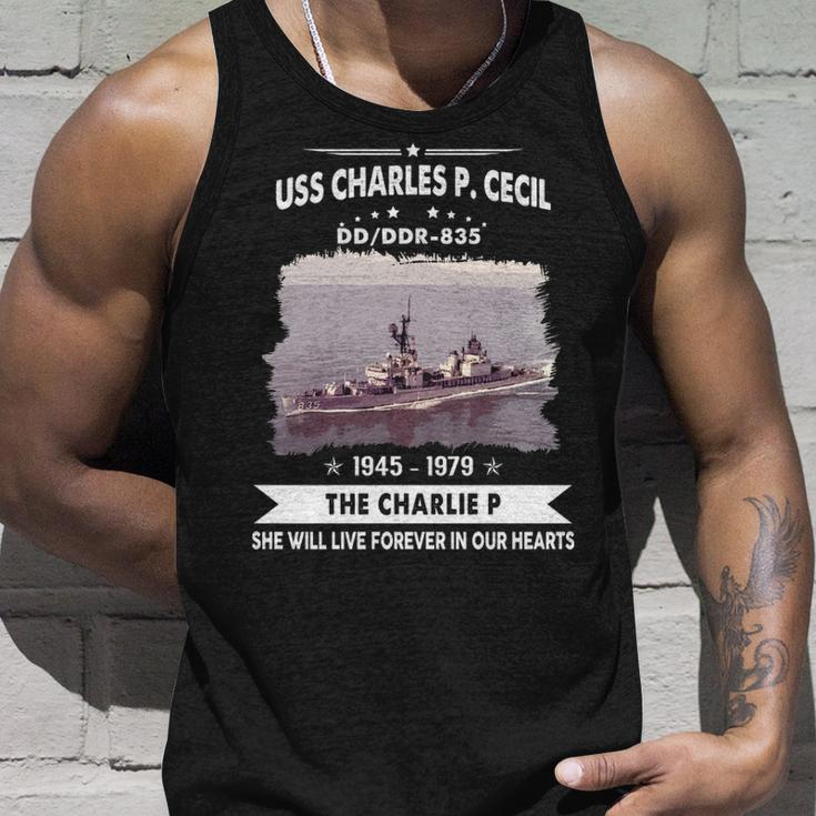 Uss Charles P Cecil Dd Unisex Tank Top Gifts for Him