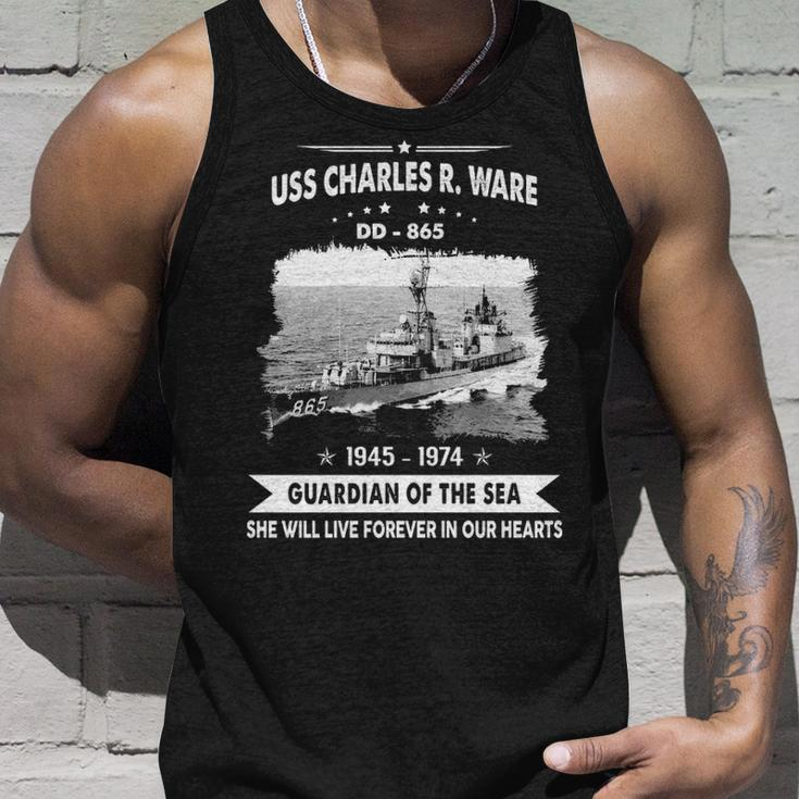 Uss Charles R Ware Dd Unisex Tank Top Gifts for Him