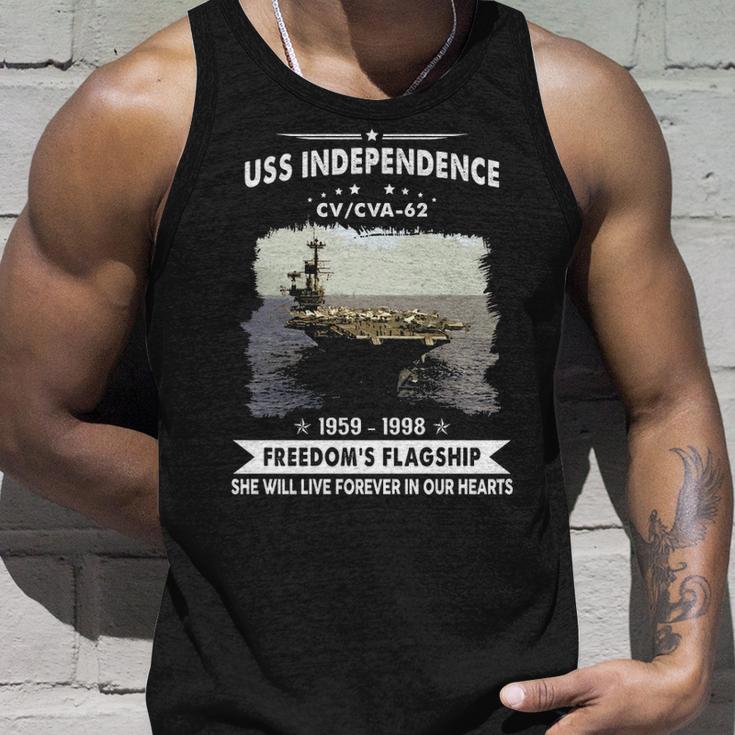 Uss Independence Cv 62 Cva 62 Front Unisex Tank Top Gifts for Him