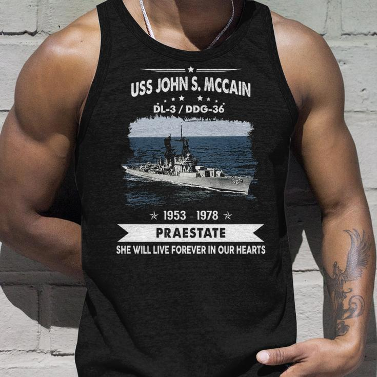 Uss John S Mccain Dl3 Ddg Unisex Tank Top Gifts for Him