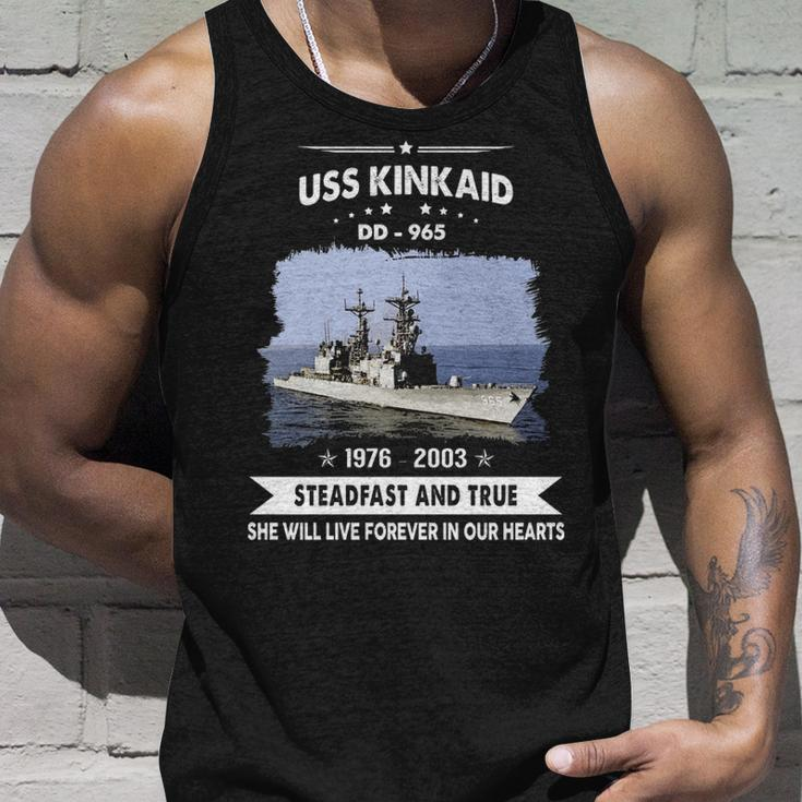 Uss Kinkaid Dd V2 Unisex Tank Top Gifts for Him