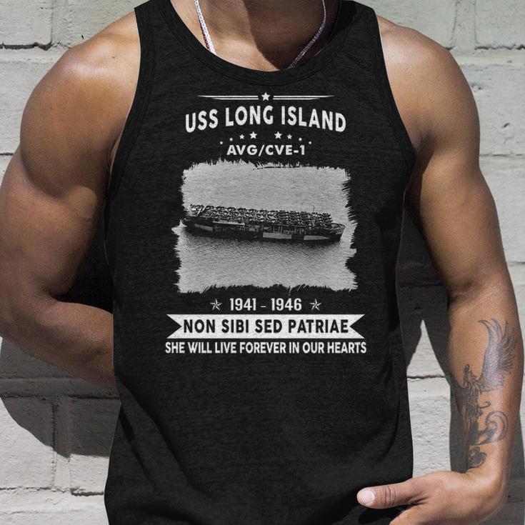 Uss Long Island Cve Unisex Tank Top Gifts for Him