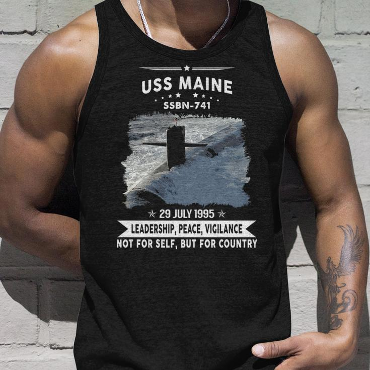 Uss Maine Ssbn V2 Unisex Tank Top Gifts for Him