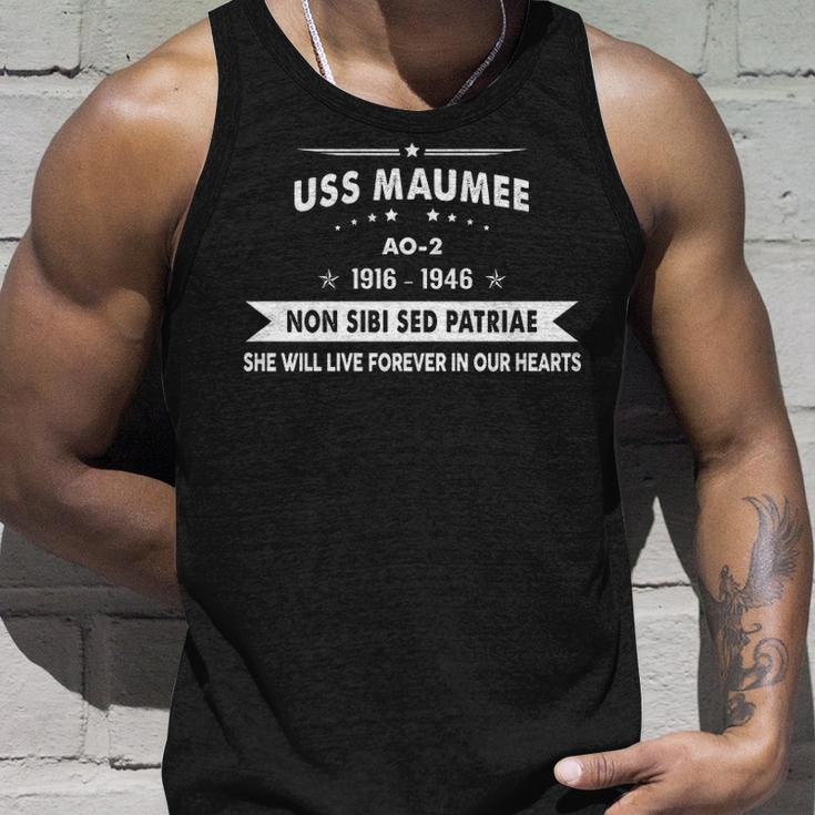 Uss Maumee Uss Ao Unisex Tank Top Gifts for Him