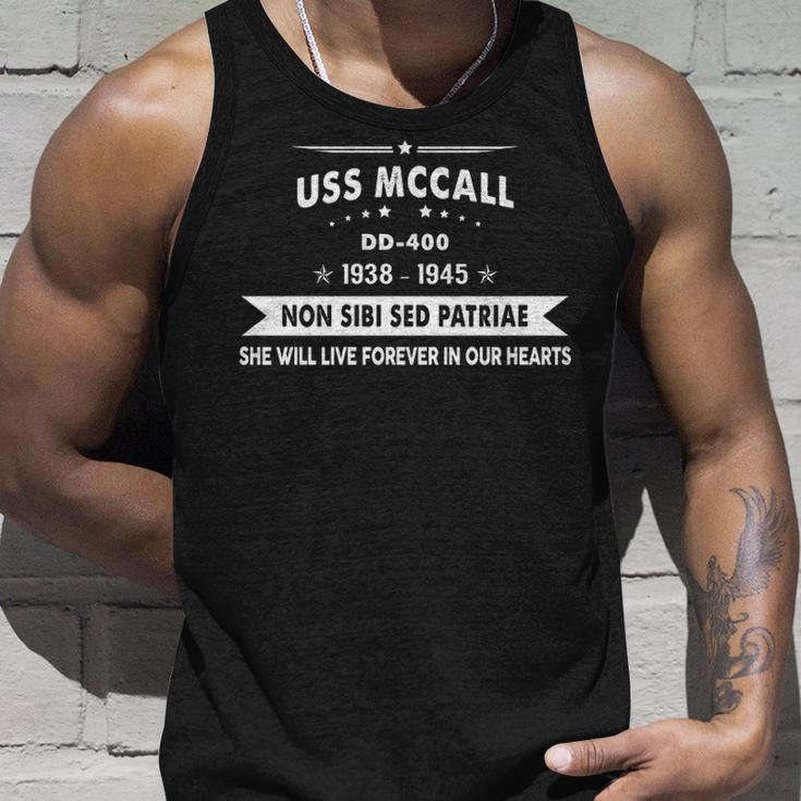 Uss Mccall Dd Unisex Tank Top Gifts for Him