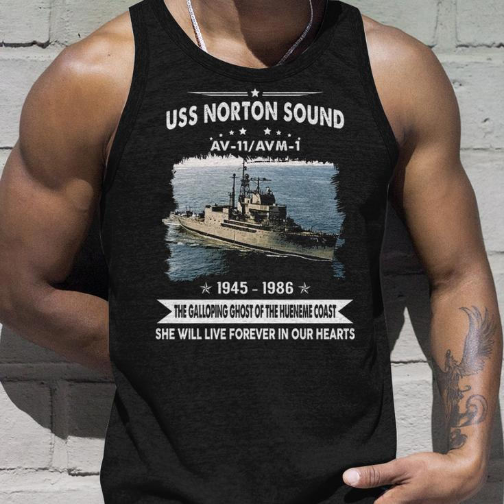 Uss Norton Sound Avm Unisex Tank Top Gifts for Him