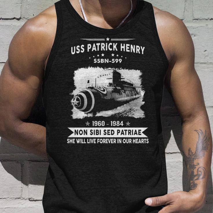 Uss Patrick Henry Ssbn Unisex Tank Top Gifts for Him