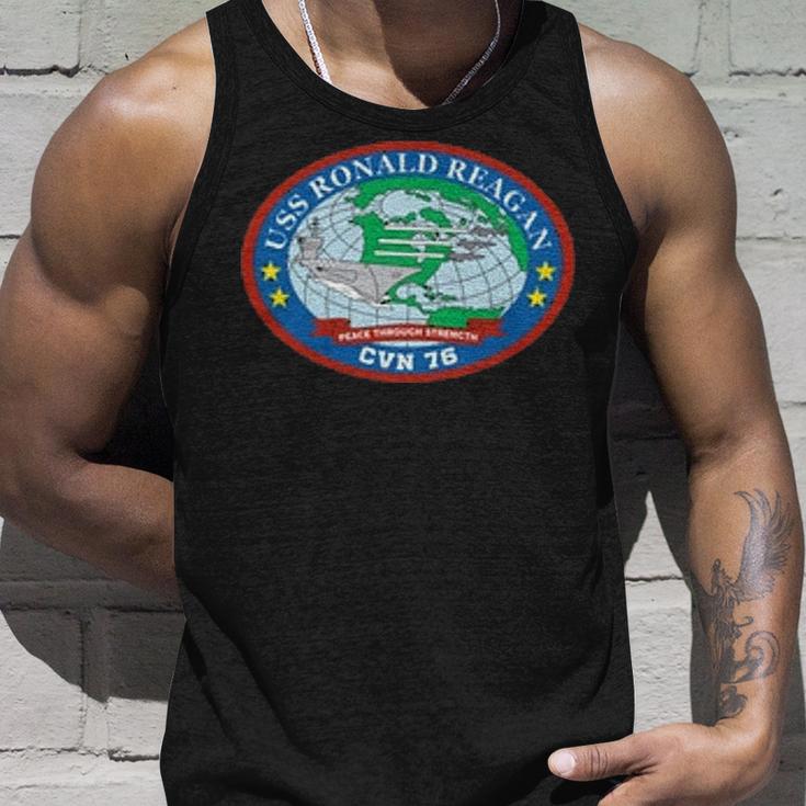 Uss Ronald Reagan Cvn V2 Unisex Tank Top Gifts for Him