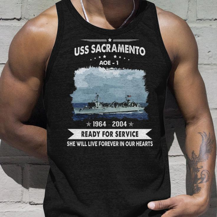 Uss Sacramento Aoe Unisex Tank Top Gifts for Him