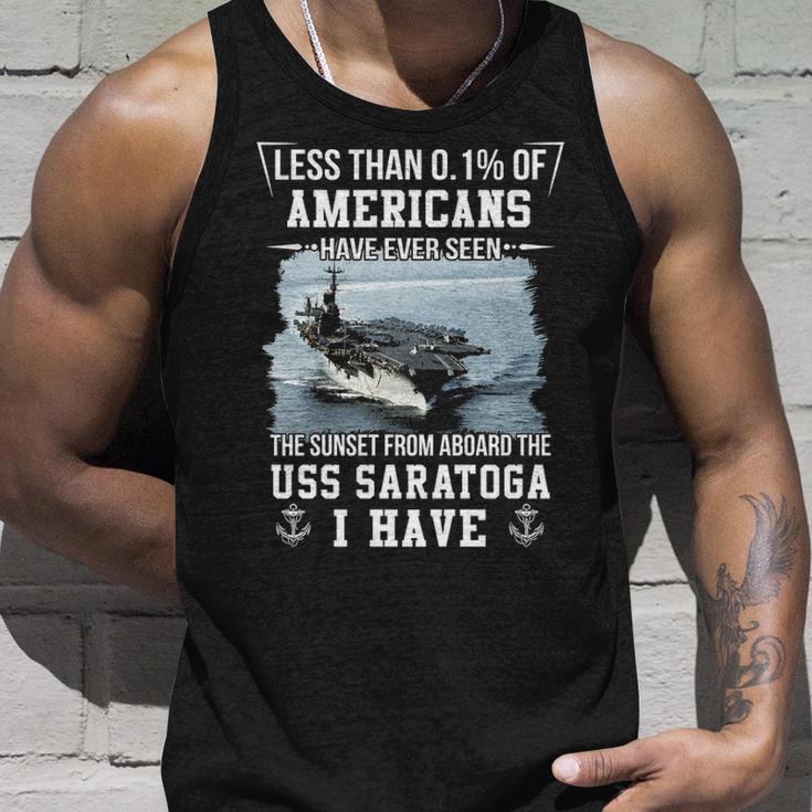 Uss Saratoga Cv 60 Cva 60 Sunset Unisex Tank Top Gifts for Him