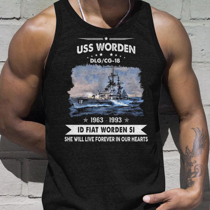 Uss Worden Dlg 18 Cg Unisex Tank Top Gifts for Him