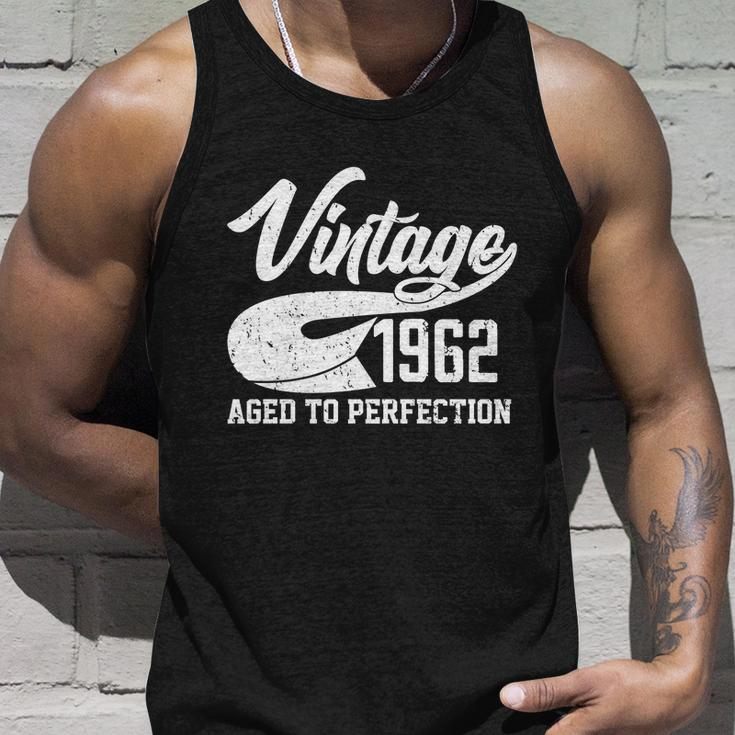 Vintage 1962 Aged To Perfection 60Th Birthday Unisex Tank Top Gifts for Him
