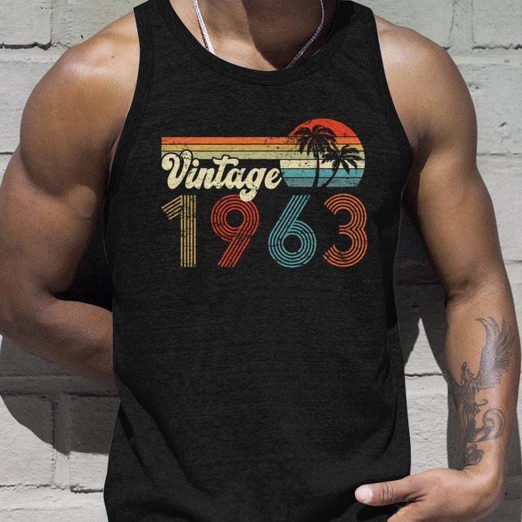 Vintage 1963 Made In 1963 59Rd Birthday Gift 59 Year Old Unisex Tank Top Gifts for Him