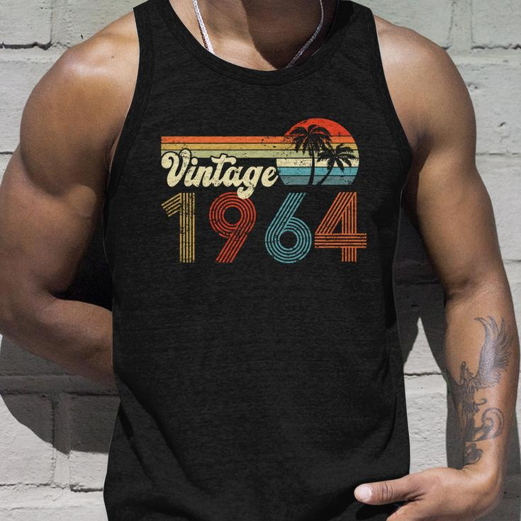 Vintage 1964 Made In 1964 58Th Birthday Gift 58 Year Old Unisex Tank Top Gifts for Him