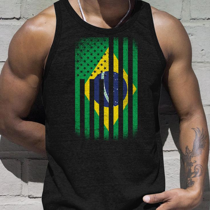 Vintage Flag Of Brazil Unisex Tank Top Gifts for Him