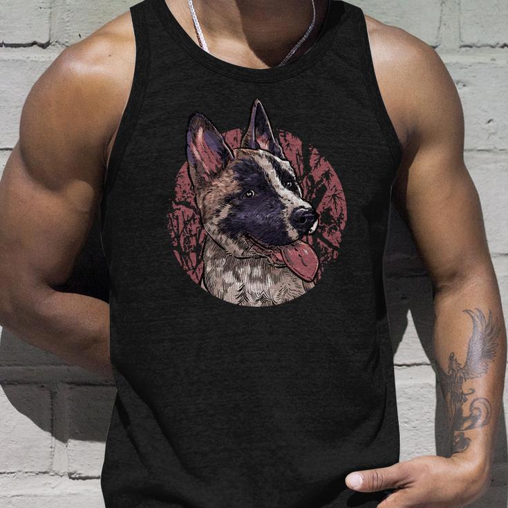 Vintage German Shepherd V2 Unisex Tank Top Gifts for Him