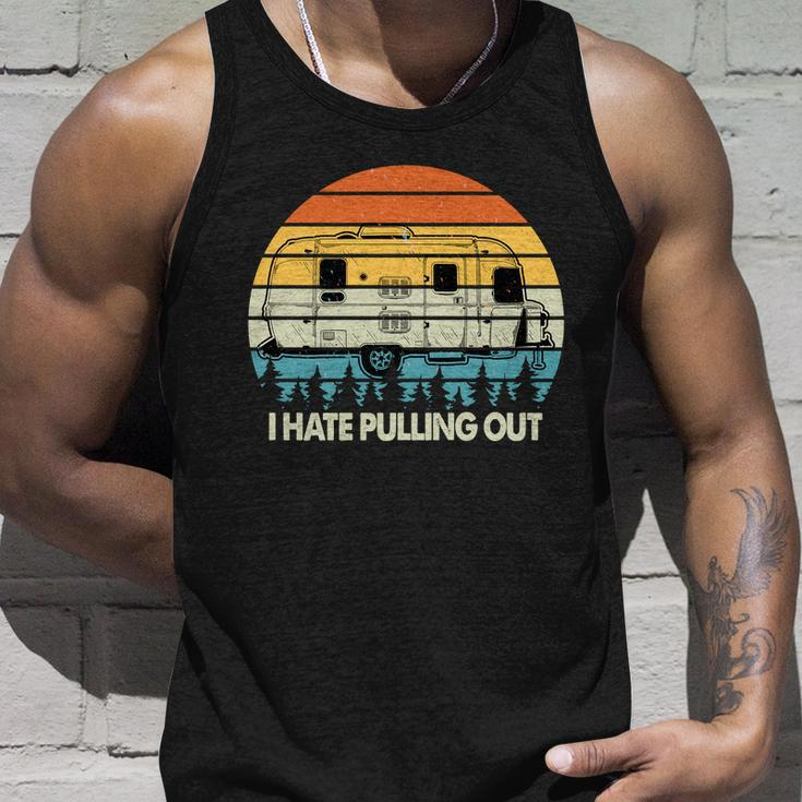 Vintage I Hate Pulling Out Camping Tshirt Unisex Tank Top Gifts for Him