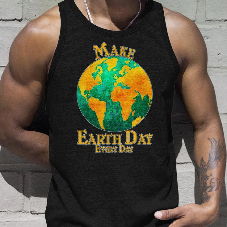 Vintage Make Earth Day Every Day V2 Unisex Tank Top Gifts for Him
