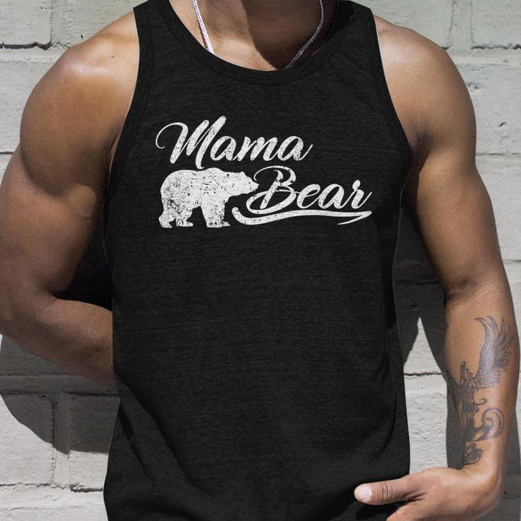 Vintage Mama Bear Retro Mother Logo Unisex Tank Top Gifts for Him