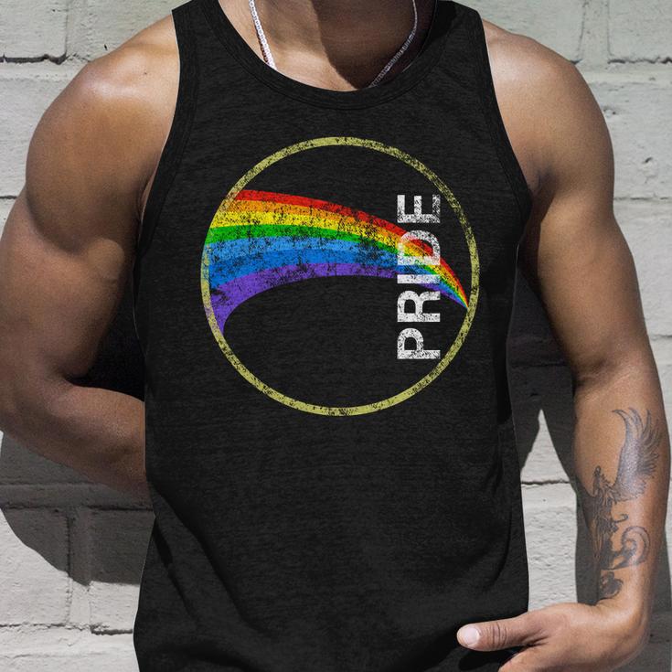 Vintage Rainbow Gay Pride Unisex Tank Top Gifts for Him