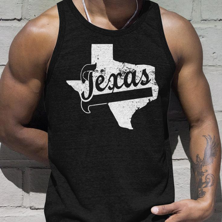 Vintage Texas State Logo Unisex Tank Top Gifts for Him