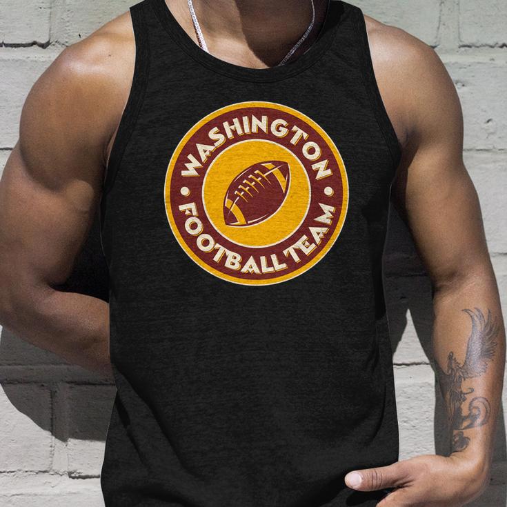 Vintage Washington Football Team Logo Emblem Unisex Tank Top Gifts for Him