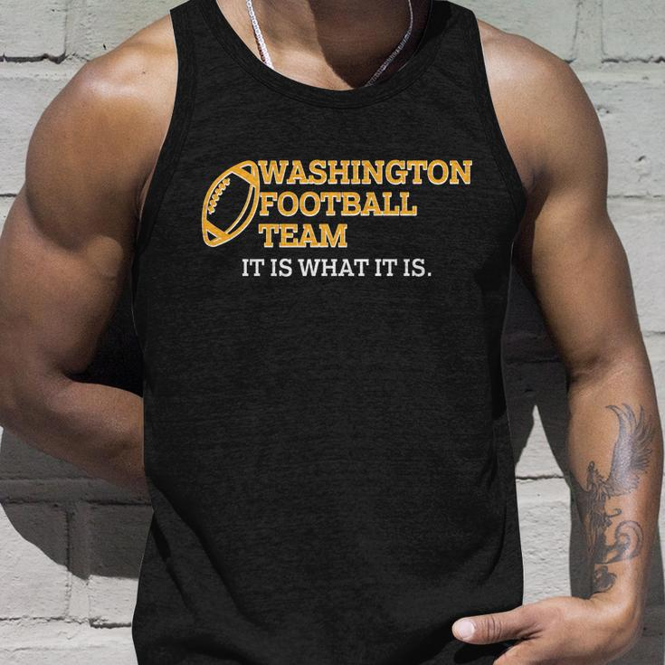 Washington Football Team It Is What It Is Unisex Tank Top Gifts for Him