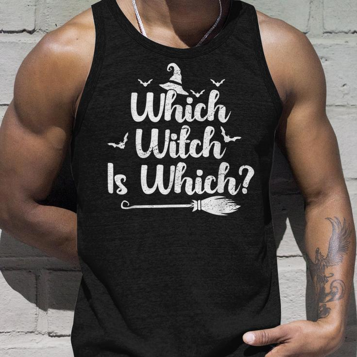 Which Witch Is Which Funny Halloween English Grammar Teacher V2 Unisex Tank Top Gifts for Him