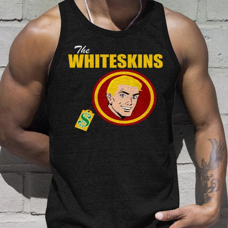 Whiteskins Football Native American Indian Tshirt Unisex Tank Top Gifts for Him