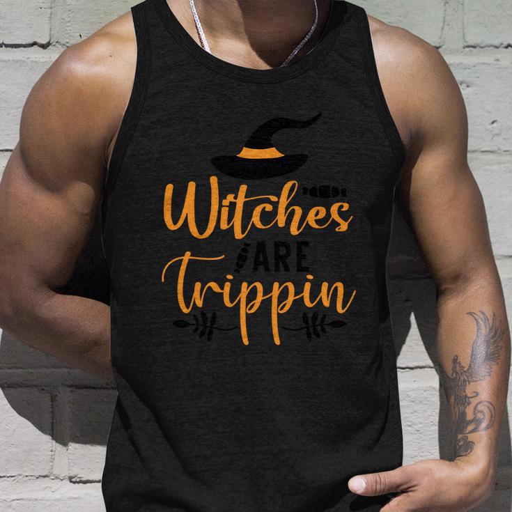 Witches Are Trippin Halloween Quote Unisex Tank Top Gifts for Him