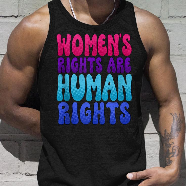 Womens Rights Are Human Rights Womens Pro Choice Unisex Tank Top Gifts for Him