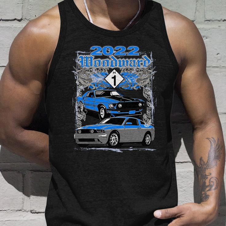 Woodward Cruise 2022 In Muscle Graphic Design Printed Casual Daily Basic Unisex Tank Top Gifts for Him