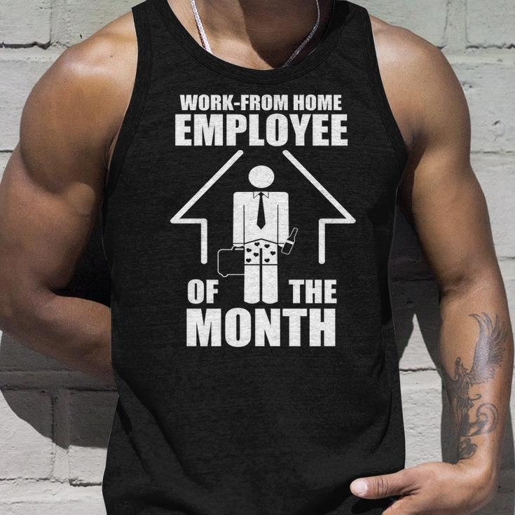 Work From Home Employee Of The Month V2 Unisex Tank Top Gifts for Him