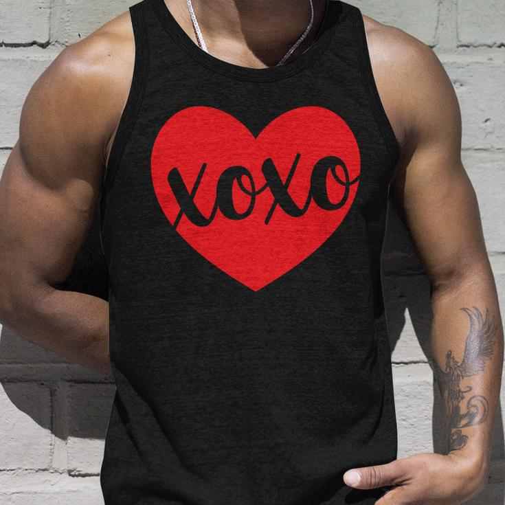 Xoxo Valentines Heart Unisex Tank Top Gifts for Him