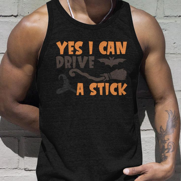 Yes I Can Drive A Stick Halloween Quote V2 Unisex Tank Top Gifts for Him