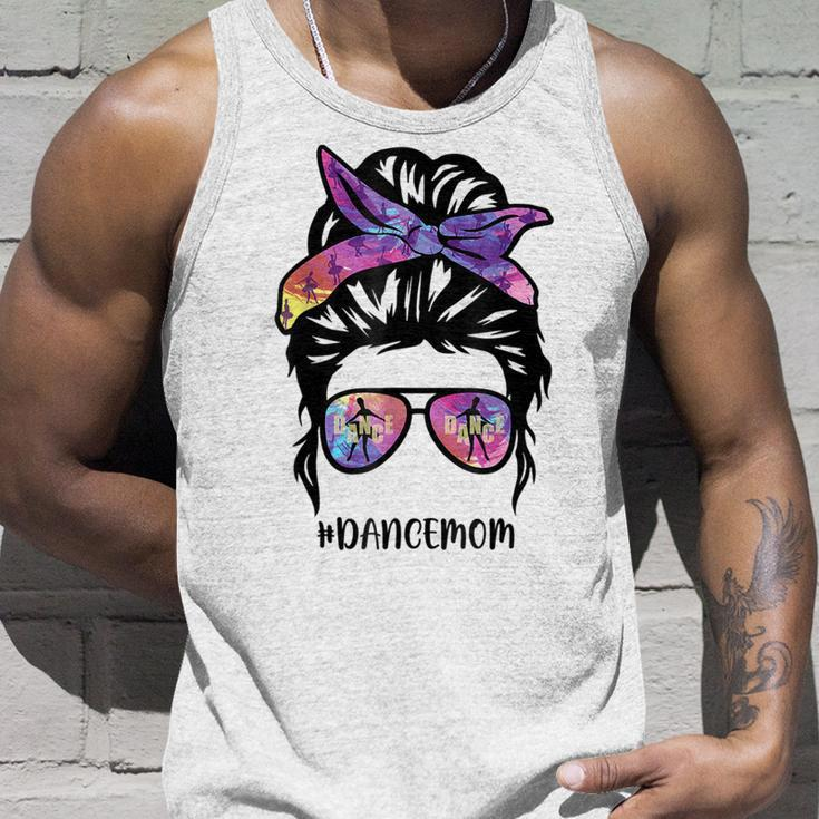 Dance Mom Messy Bun Hair Funny Mothers Day V2 Unisex Tank Top Gifts for Him