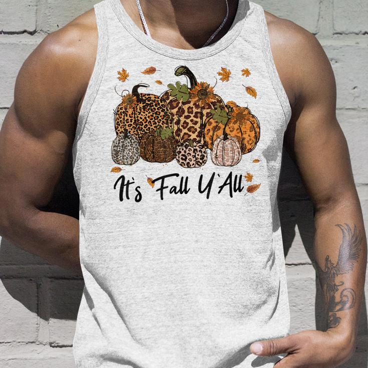 Funny Its Fall Yall Pumpkin For Women Funny Halloween Unisex Tank Top Gifts for Him