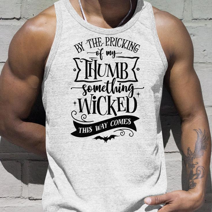 Halloween By The Pricking Of My Thumb - Black Custom Men Women Tank Top Graphic Print Unisex Gifts for Him