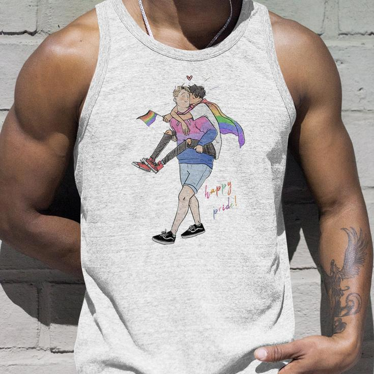 Heartstopper Lgbt Lover Nick And Charlie Happy Pride Unisex Tank Top Gifts for Him