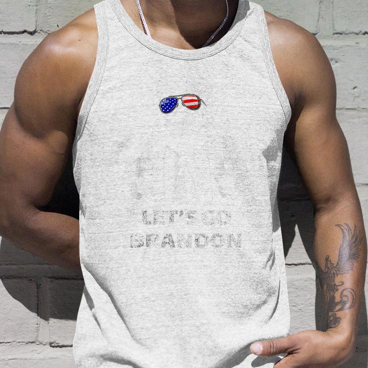 Lets Go Brandon Trump Middle Finger Design Tshirt Unisex Tank Top Gifts for Him