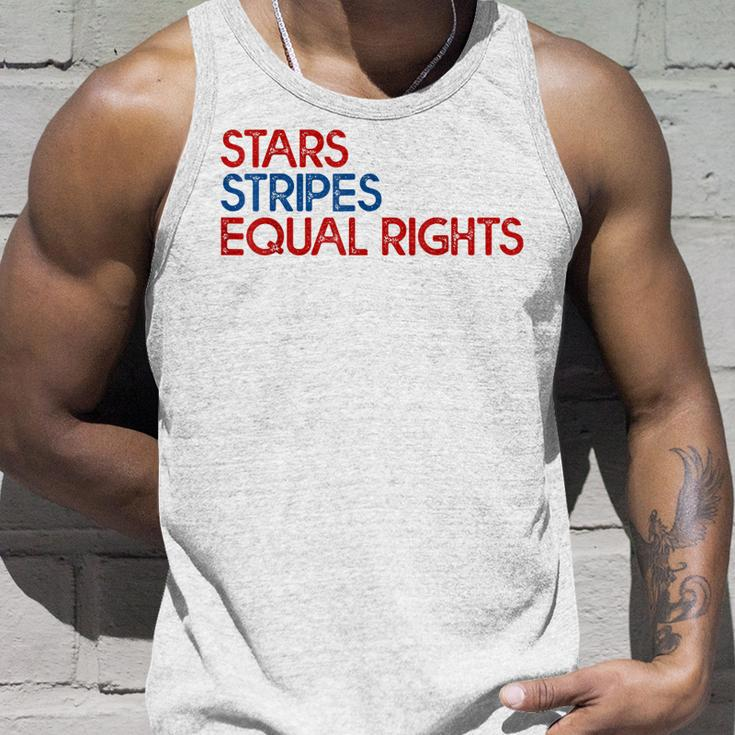 Messy Bun American Flag Pro Choice Star Stripes Equal Right V3 Unisex Tank Top Gifts for Him