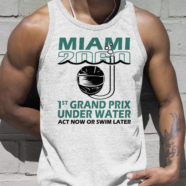 Miami 2060 1St Grand Prix Under Water Act Now Or Swim Tshirt Unisex Tank Top Gifts for Him