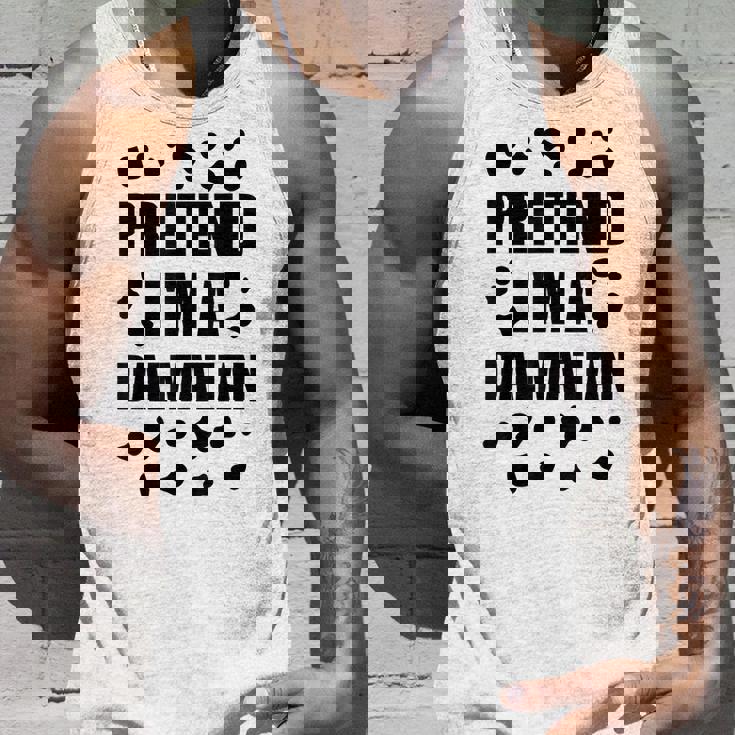 Pretend Im A Dalmatian Costume Halloween Diy Costume Gifts Men Women Tank Top Graphic Print Unisex Gifts for Him