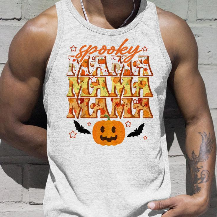 Spooky Mama Spooky Season Funny Halloween Mom Mommy Gifts Unisex Tank Top Gifts for Him